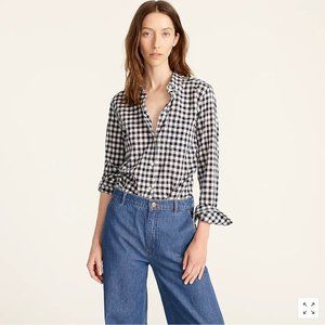 J.Crew Gingham Button Shirt Size M